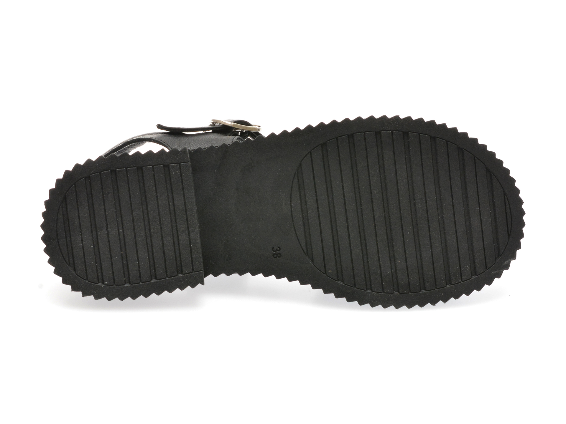 Sandale casual GRYXX negre, 2292408, din piele naturala