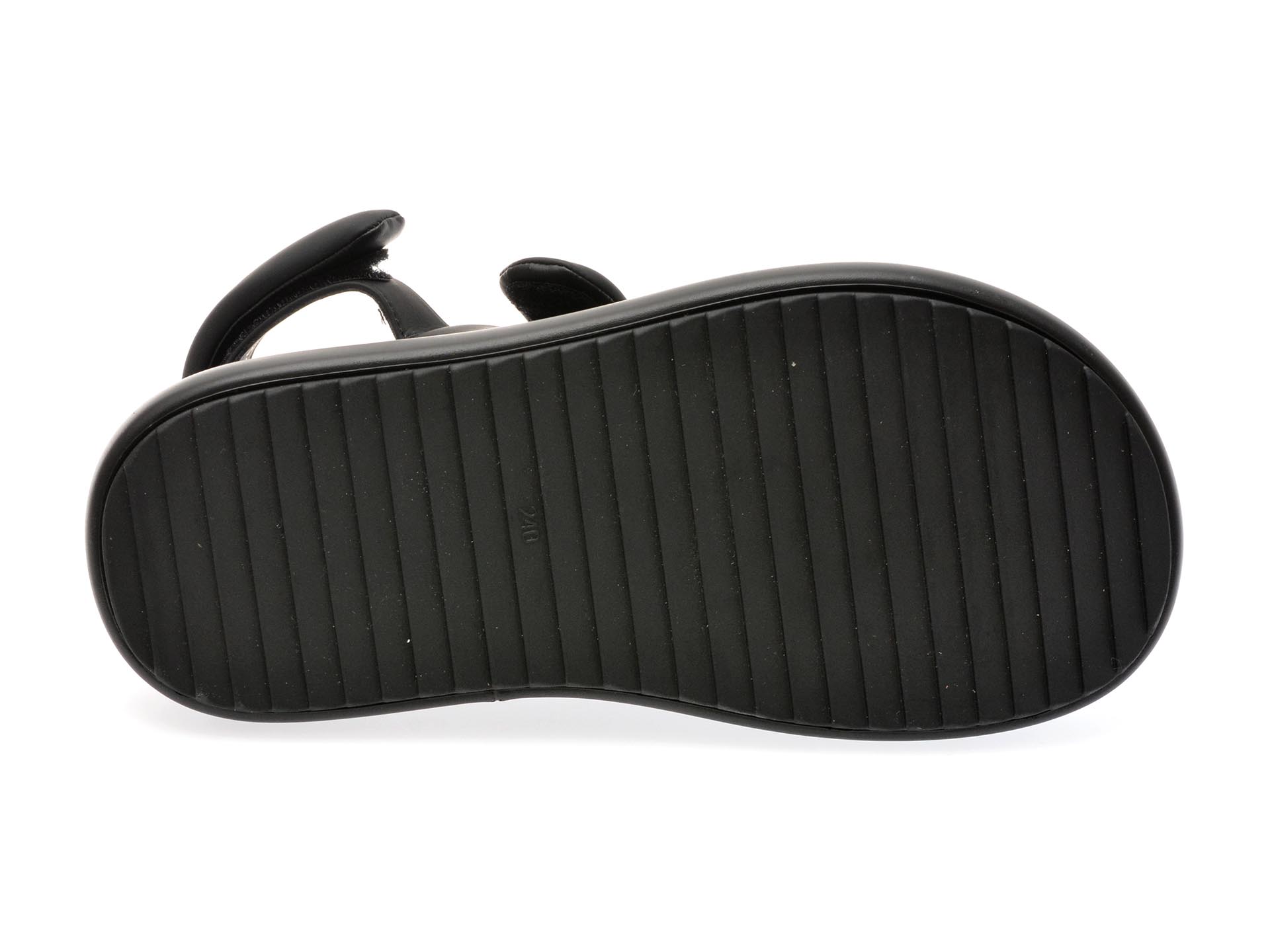 Sandale casual GRYXX negre, 23016, din piele ecologica