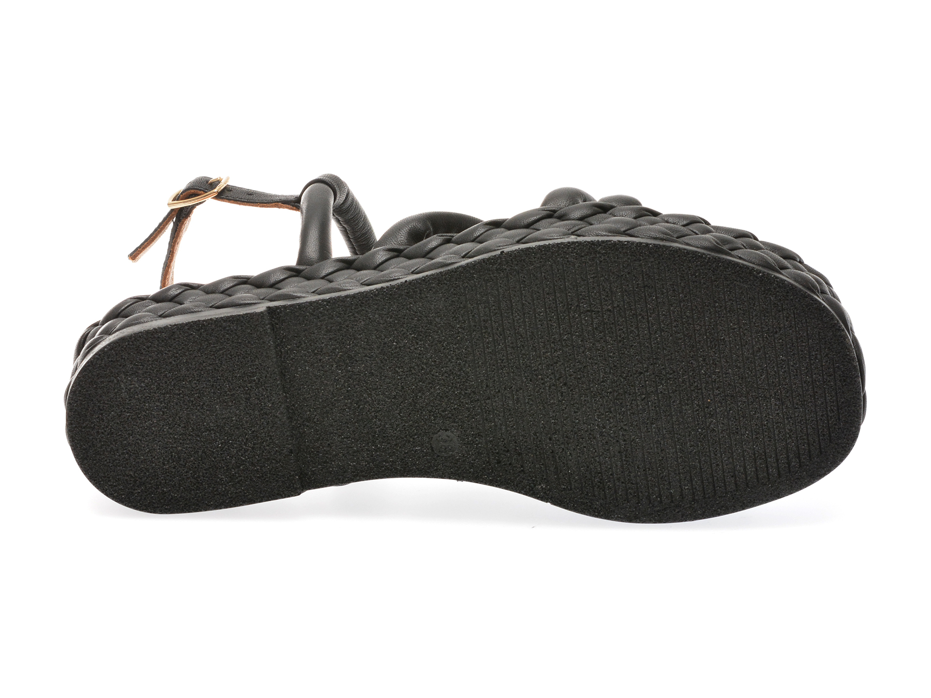 Sandale casual GRYXX negre, 5363058, din piele naturala