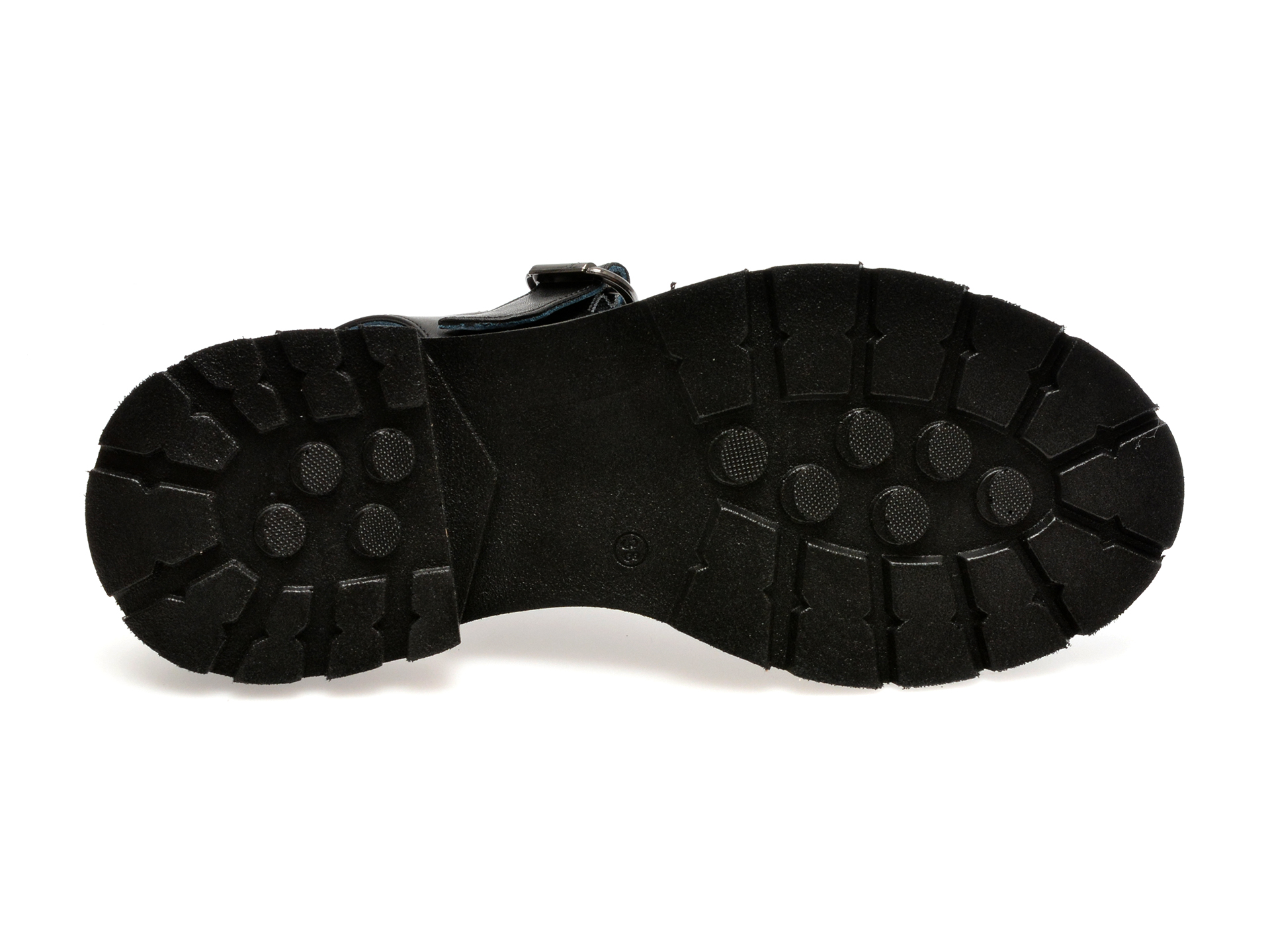 Sandale casual GRYXX negre, 601107, din piele naturala