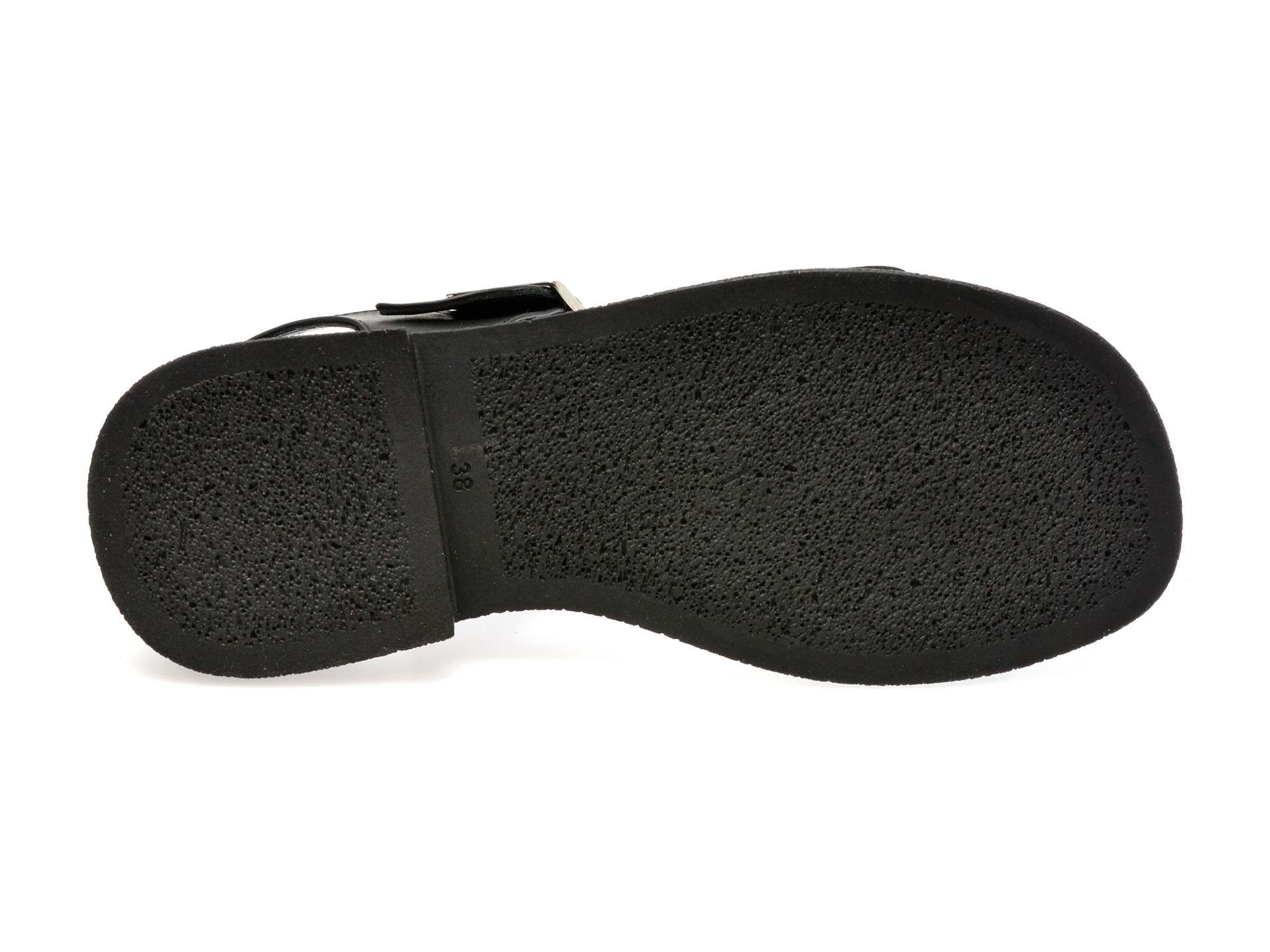 Sandale casual GRYXX negre, 614105, din piele naturala