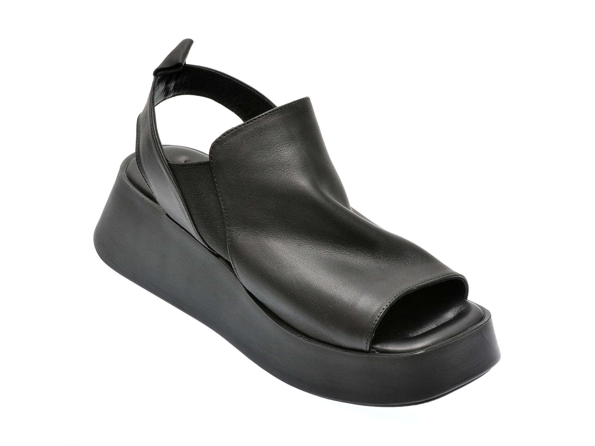 Sandale casual GRYXX negre, 882435, din piele naturala