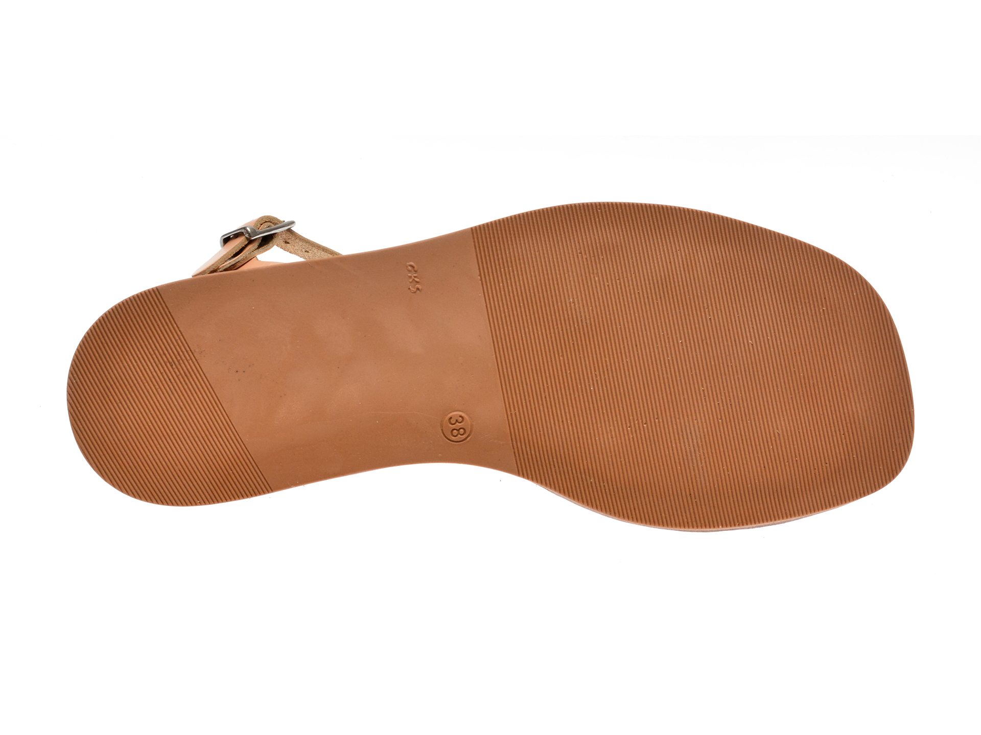 Sandale casual GRYXX nude, 11507, din piele naturala