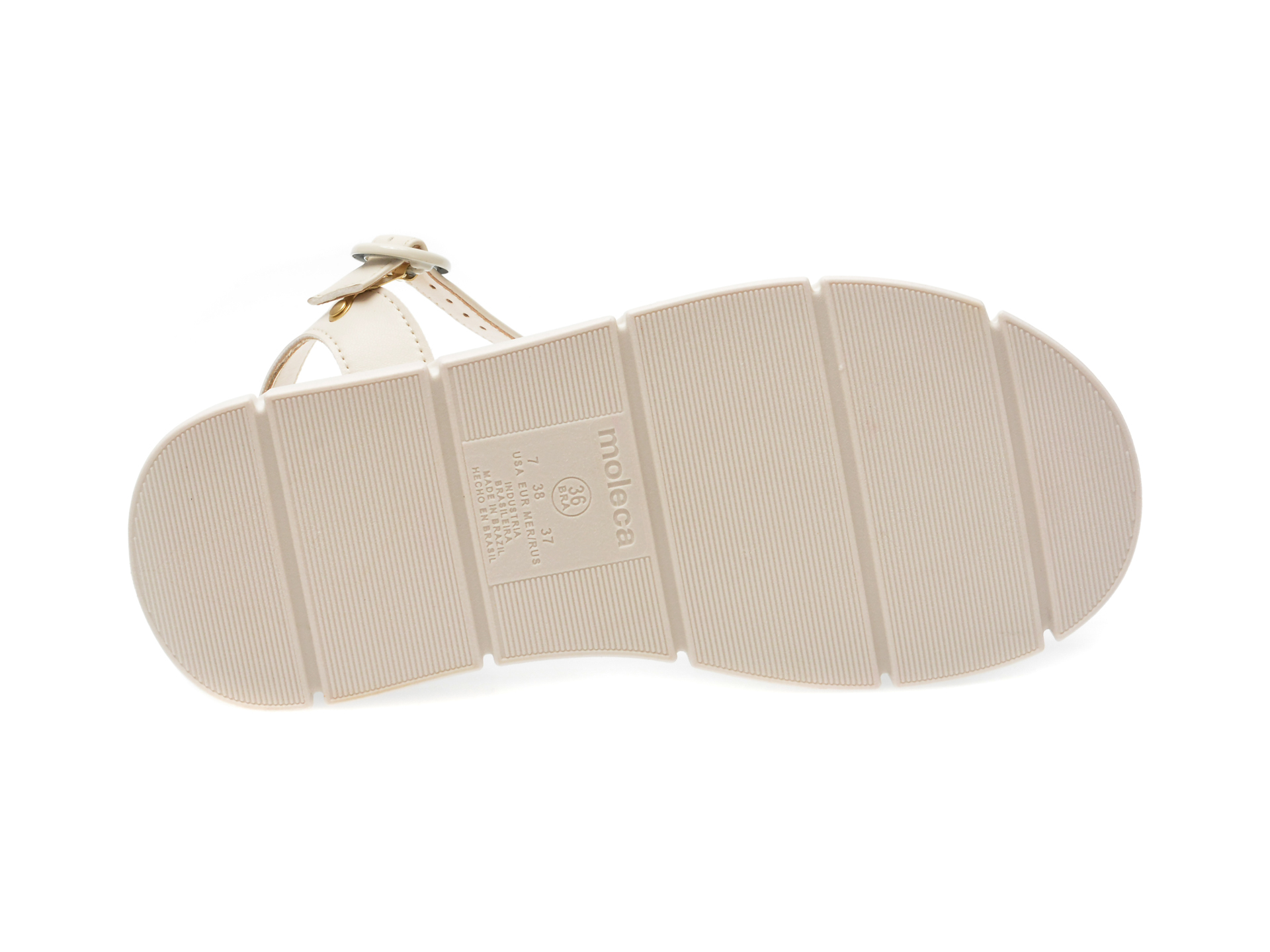 Sandale casual MOLECA albe, 5483102, din piele ecologica