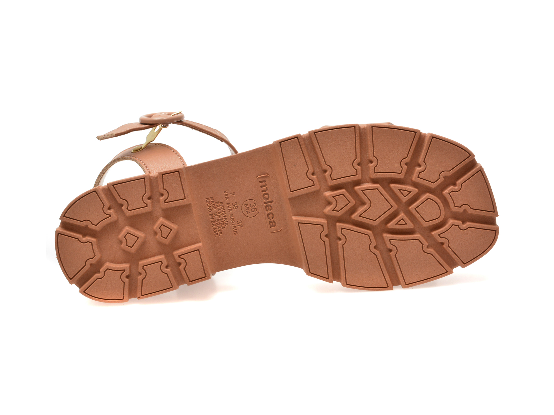 Sandale casual MOLECA nude, 5475100, din piele ecologica