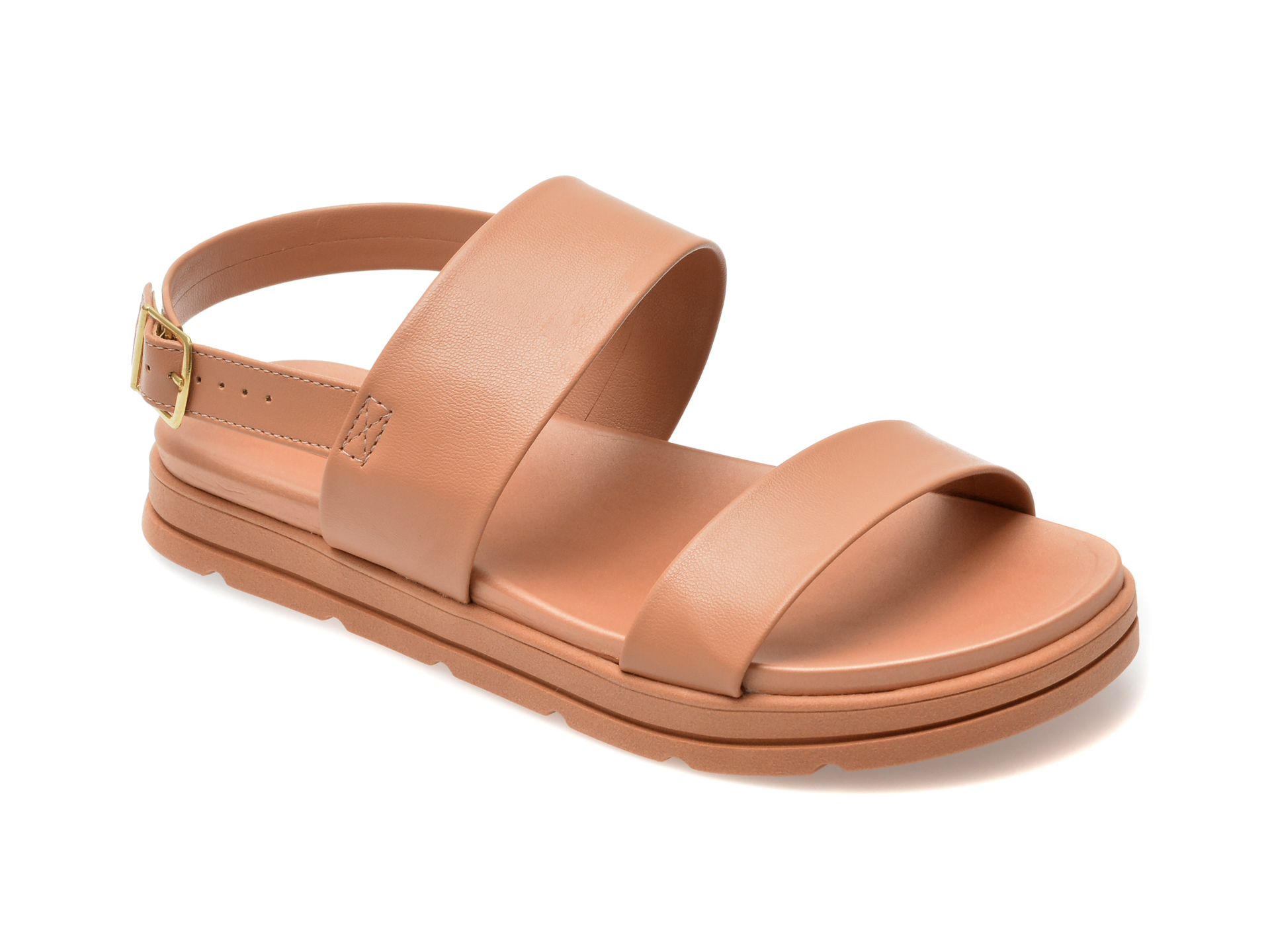 Sandale casual MOLECA nude, 5490105, din piele ecologica