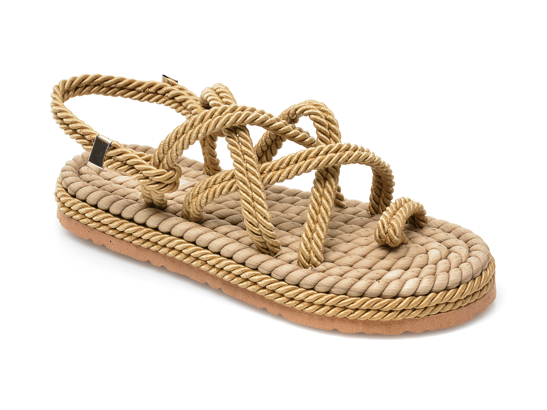 Sandale FLAVIA PASSINI maro, 22104, din material textil