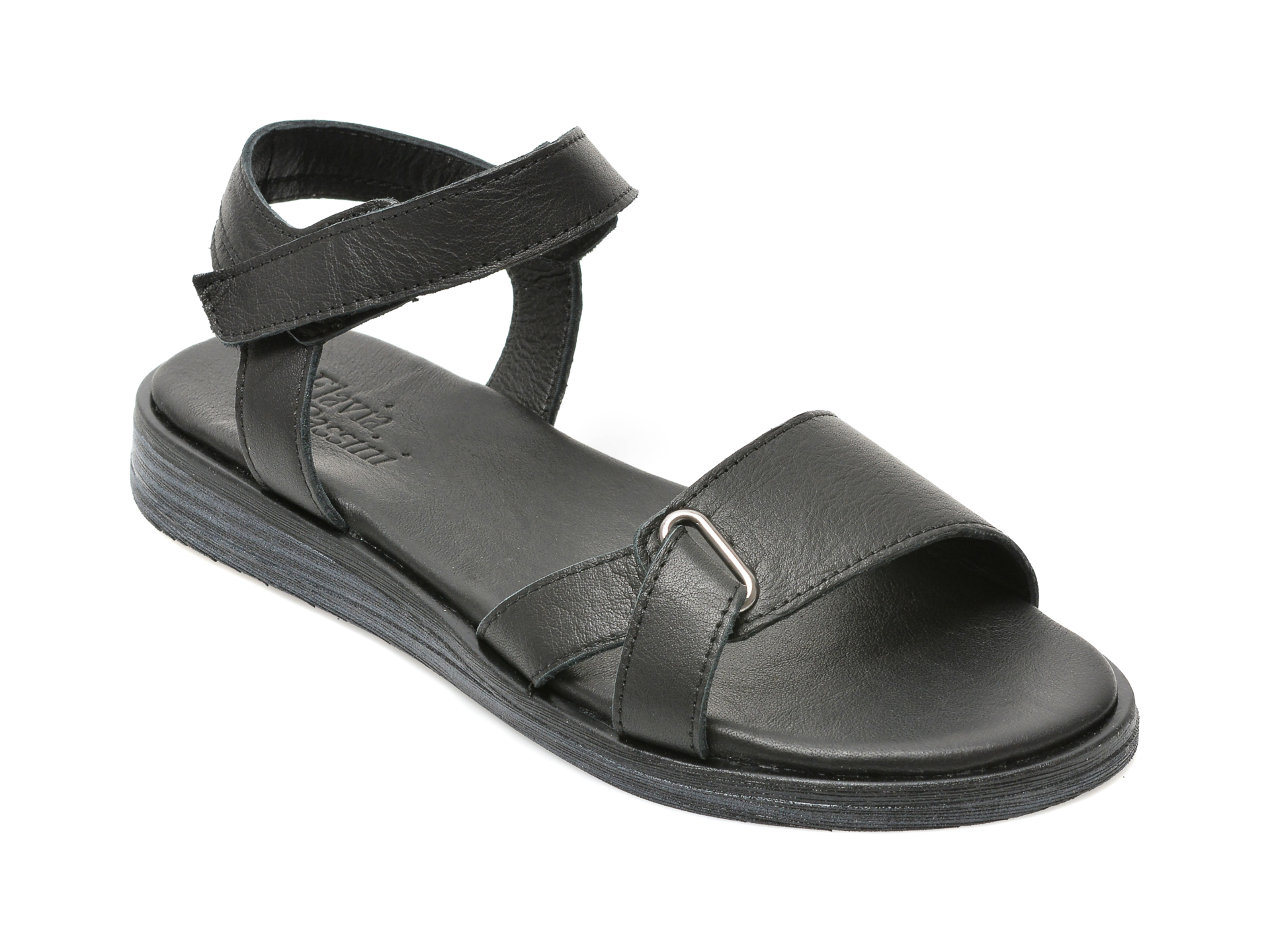 Sandale FLAVIA PASSINI negre, 8055, din piele naturala