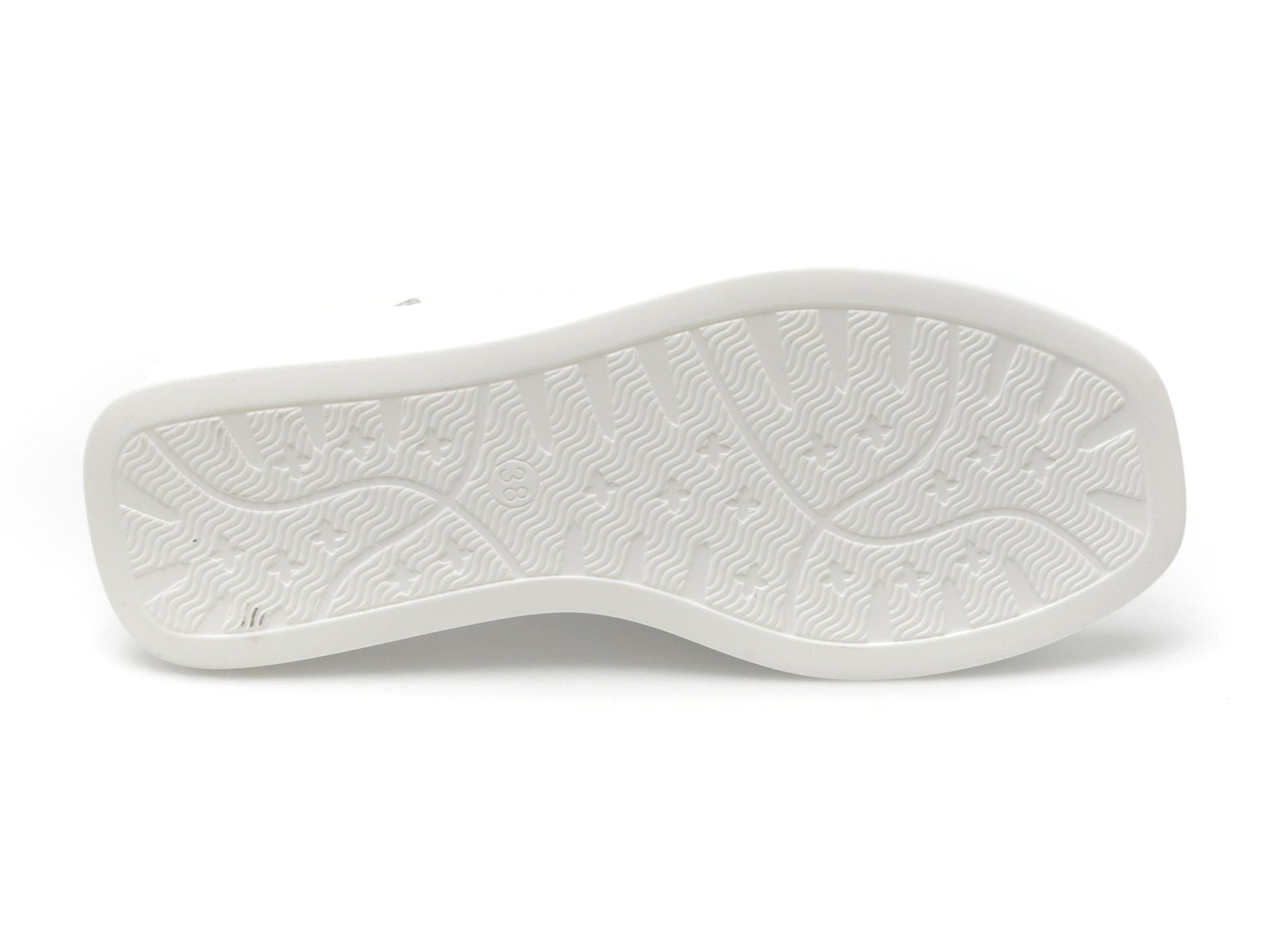Sandale GRYXX albe, A14786, din piele naturala