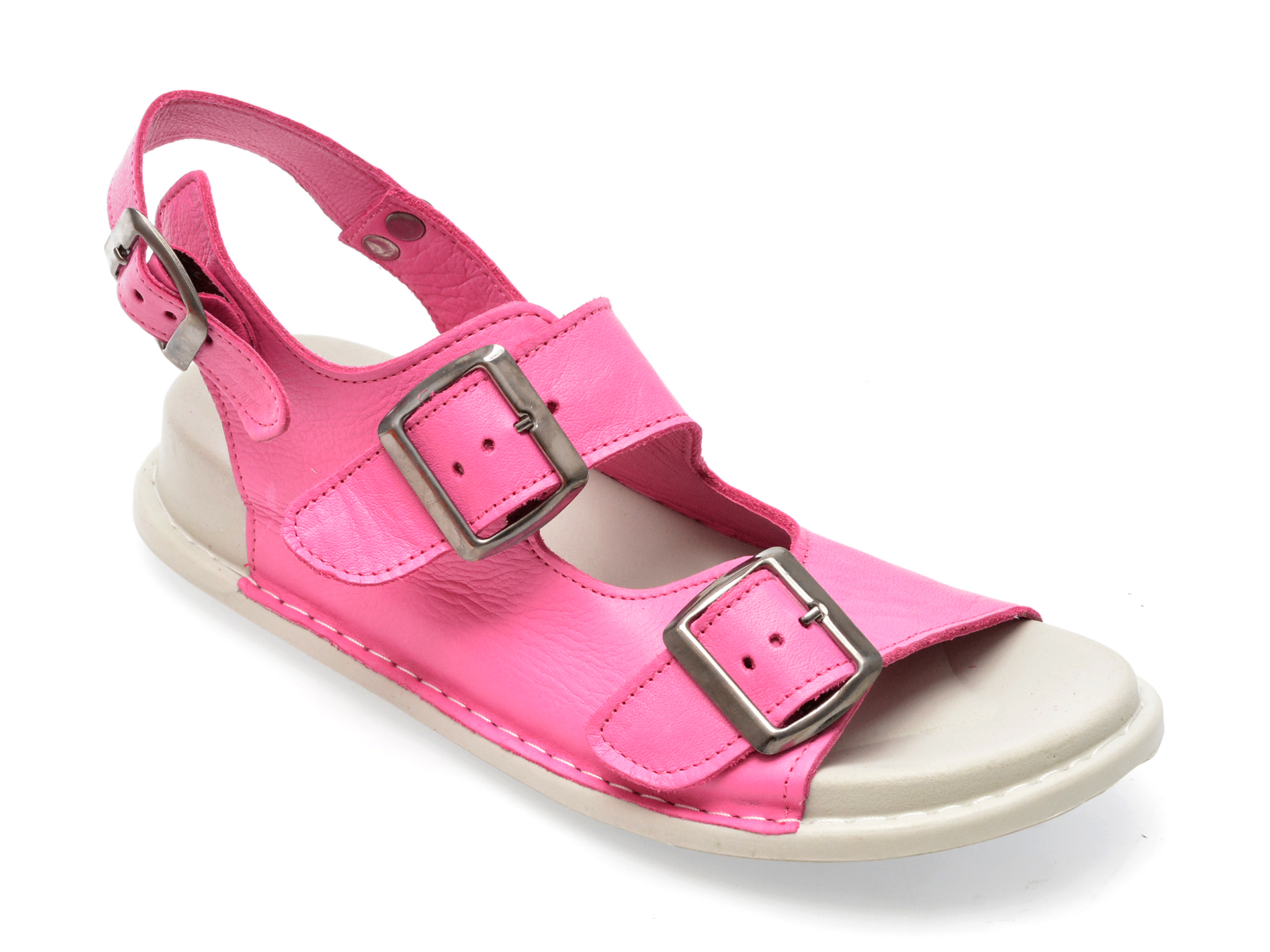 Sandale GRYXX fucsia, 3372023, din piele naturala