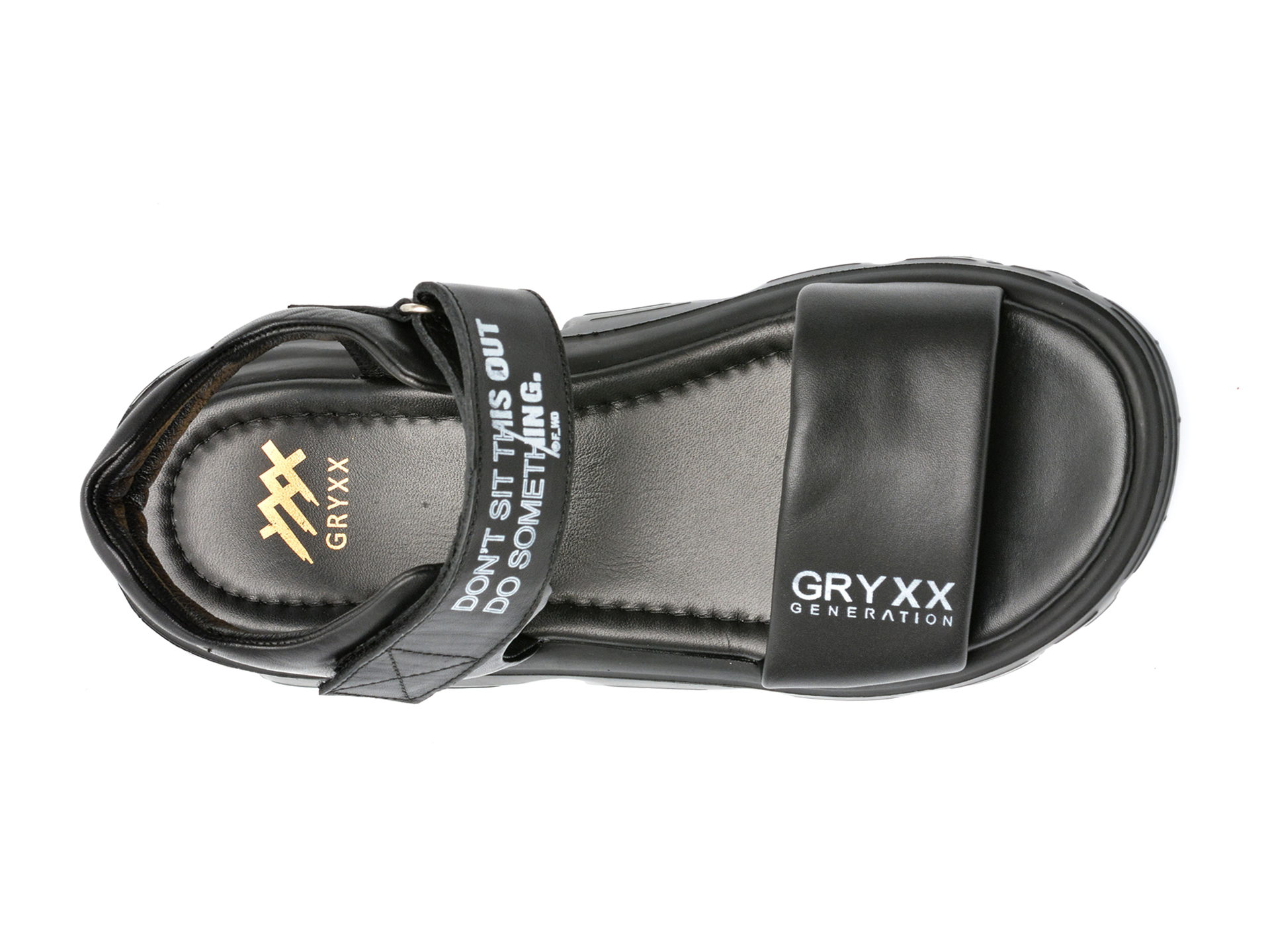 sandale gryxx negre 49601 din piele naturala uhgn01114dk0496019 7